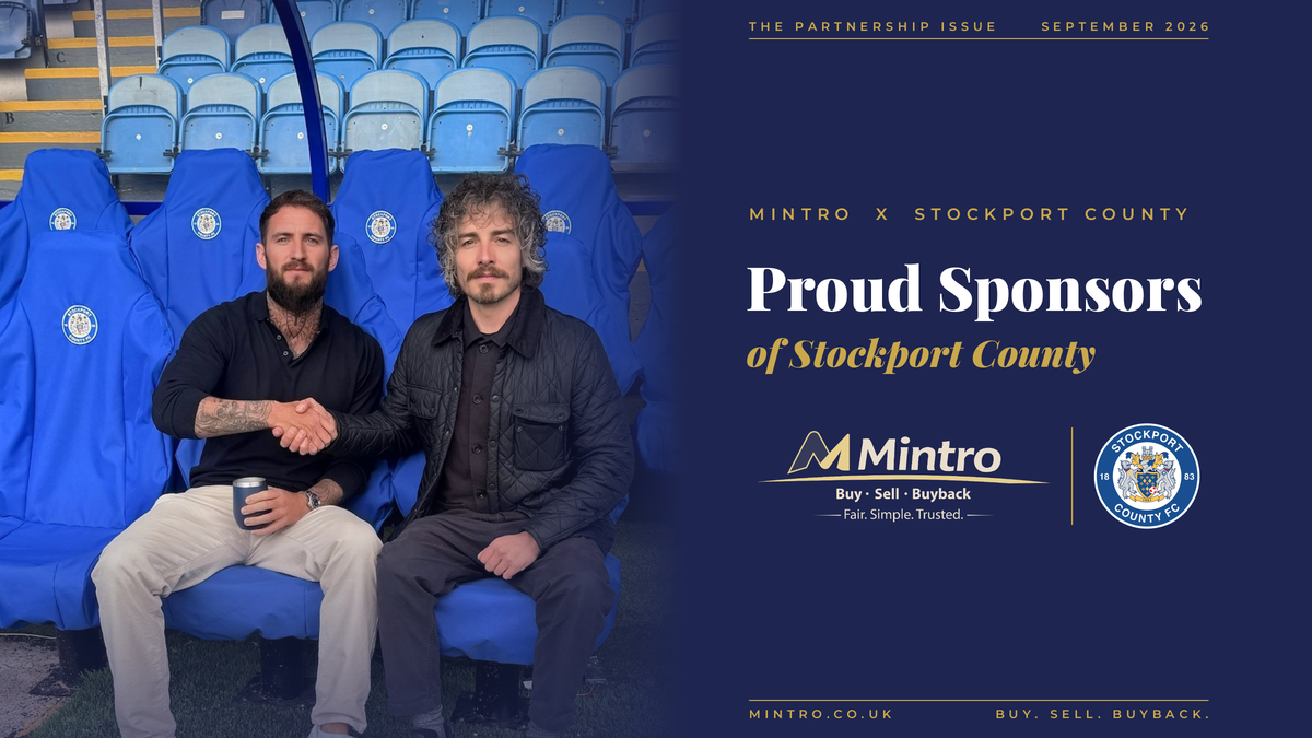 Mintro announced as proud sponsors of Stockport County FC at Edgeley Park