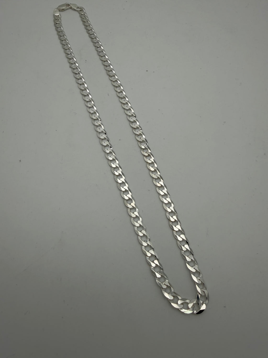 Sterling Silver 925 Curb Chain, 20”, 21.57g, Grade A.