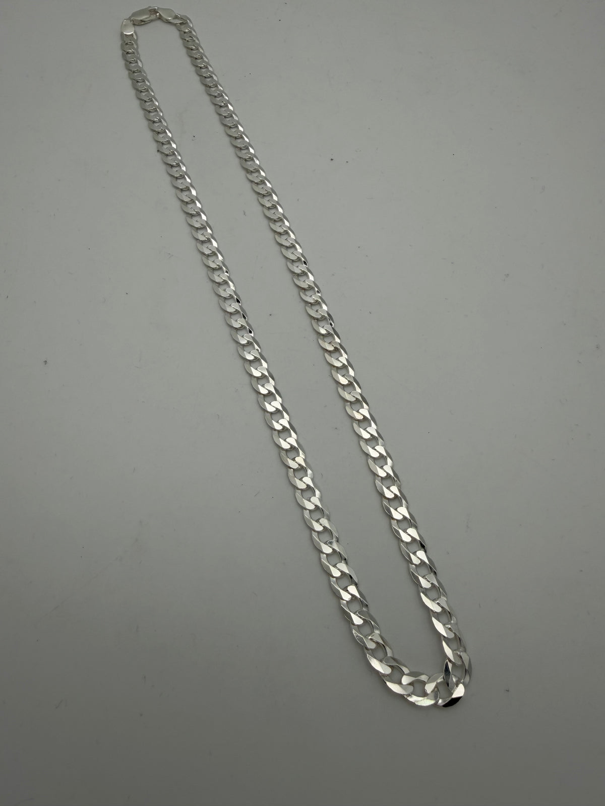 Sterling Silver 925 Curb Chain, 20”, 21.57g, Grade A.