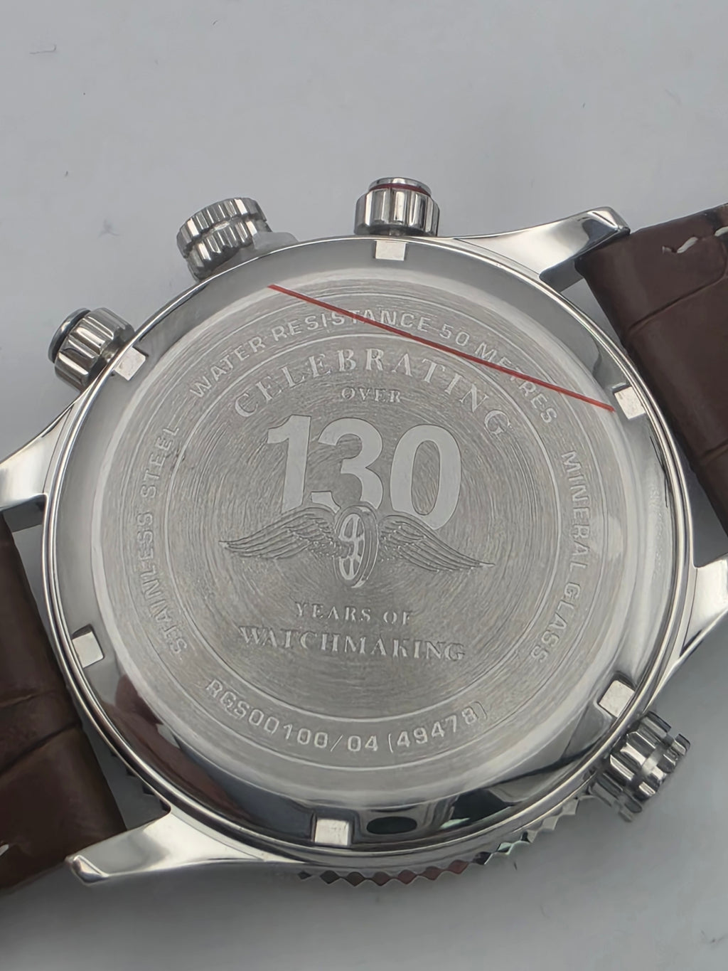 Rotary Pilot Chronograph GS00100/04, Silver, Grade A