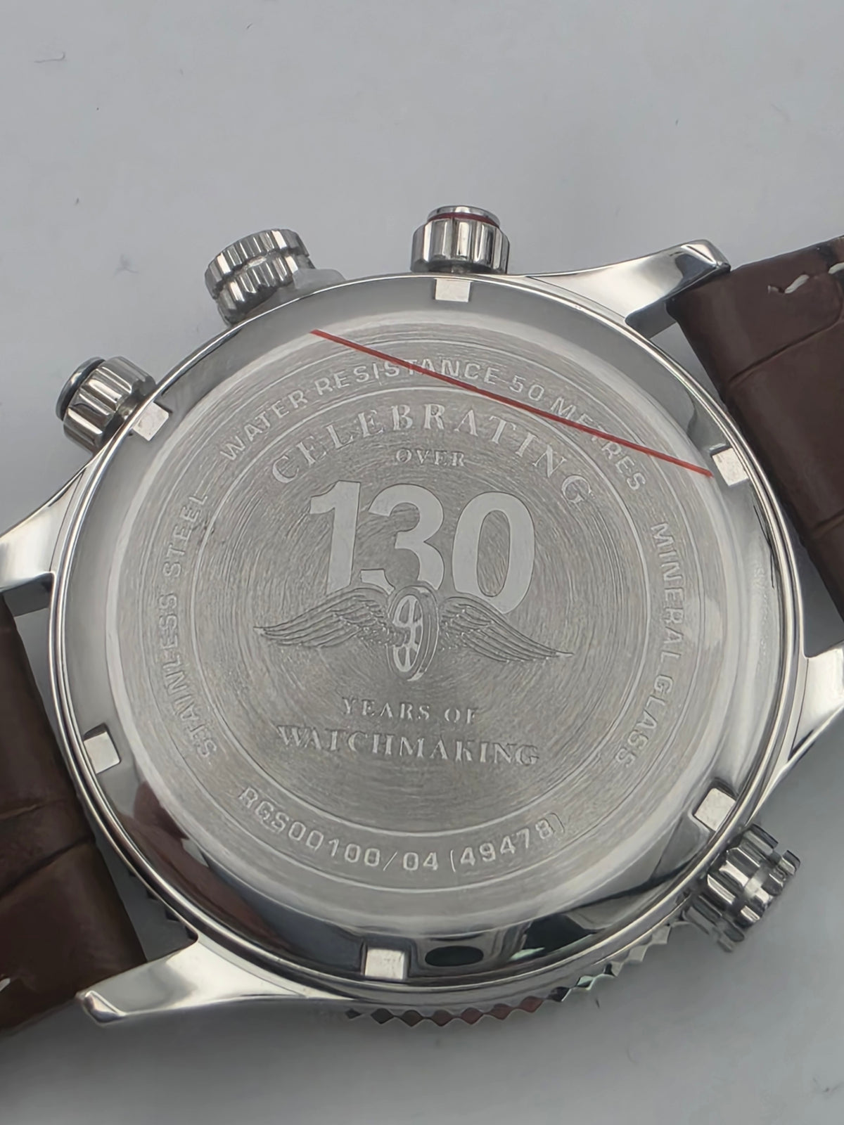 Rotary Pilot Chronograph GS00100/04, Silver, Grade A