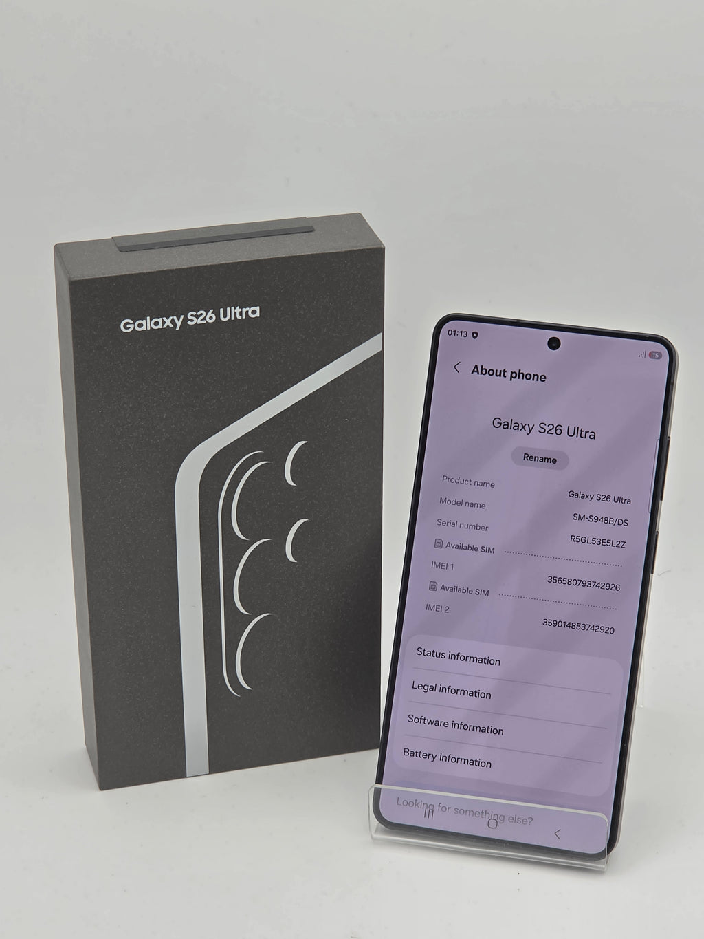 Samsung Galaxy S26 Ultra 256GB Black, Grade A
