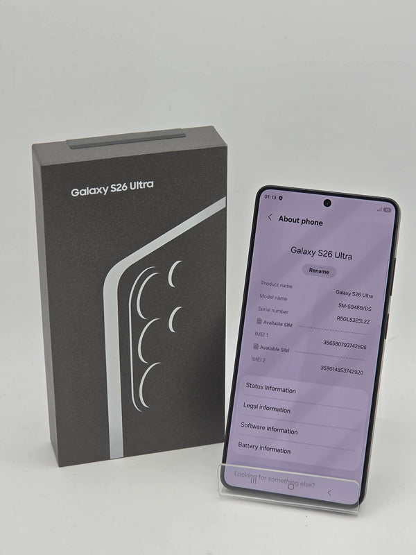 Samsung Galaxy S26 Ultra 256GB Black, Grade A