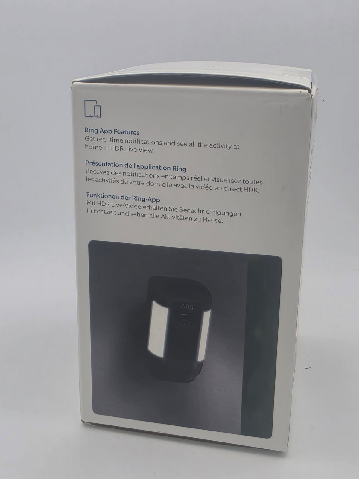 Ring Spotlight Outdoor Pro Camera, Black, Grade A