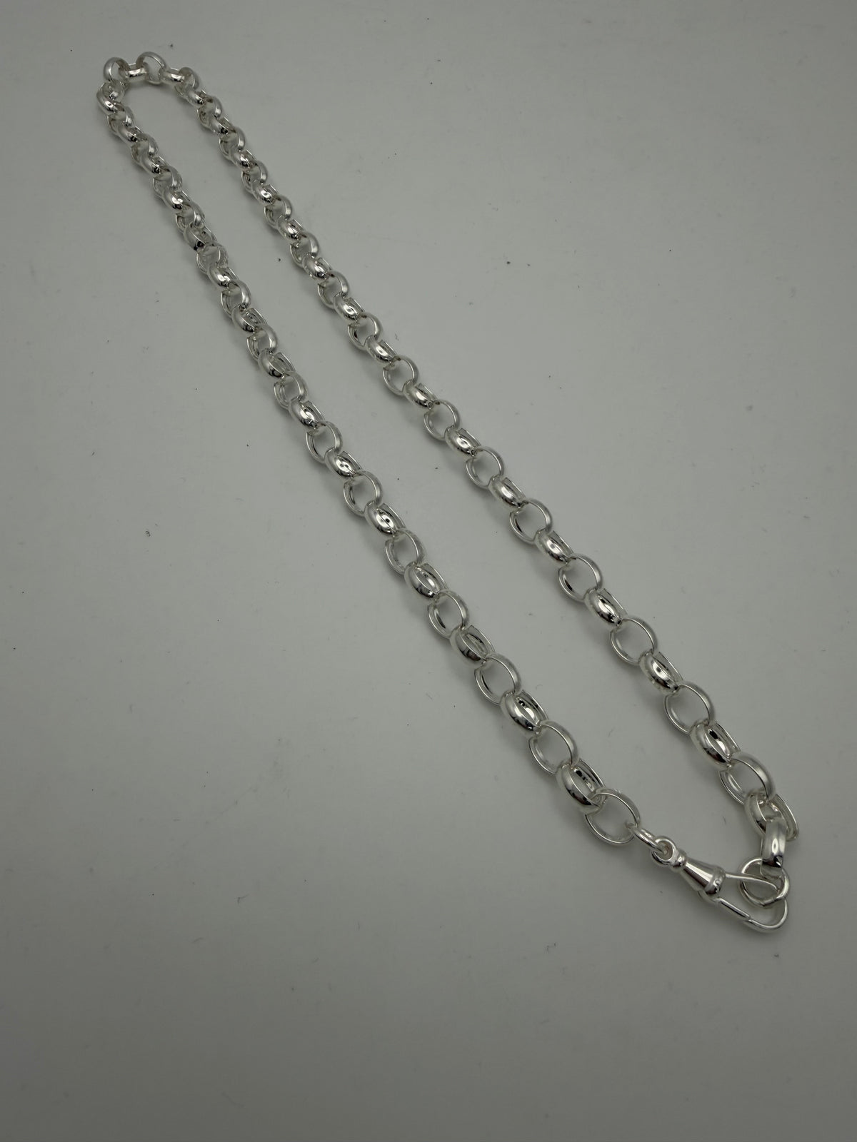 Sterling Silver 925 Belcher Chain, 22”, 33.65g, Grade A.