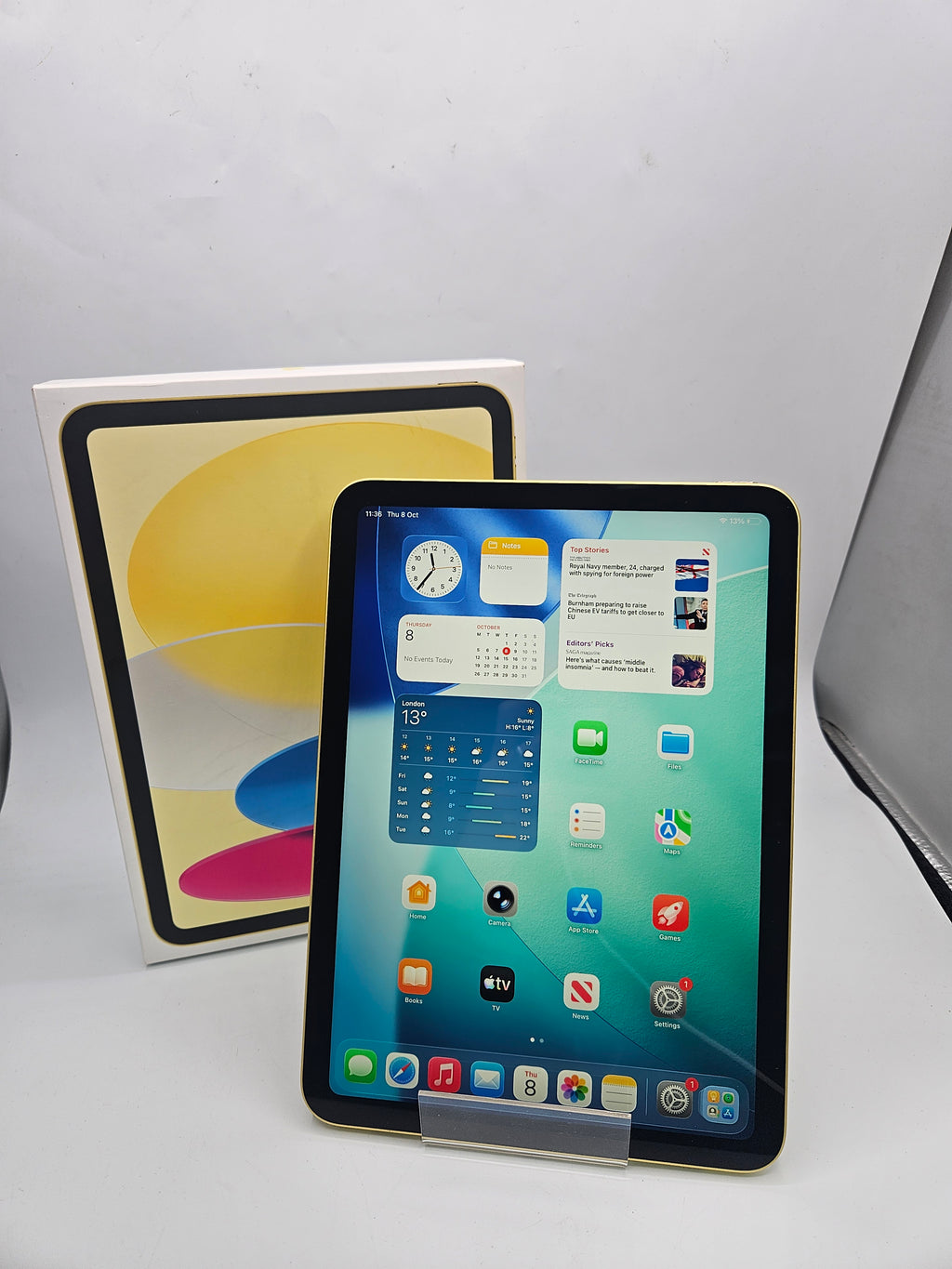iPad A16 128GB Wi-fi Yellow, Grade B