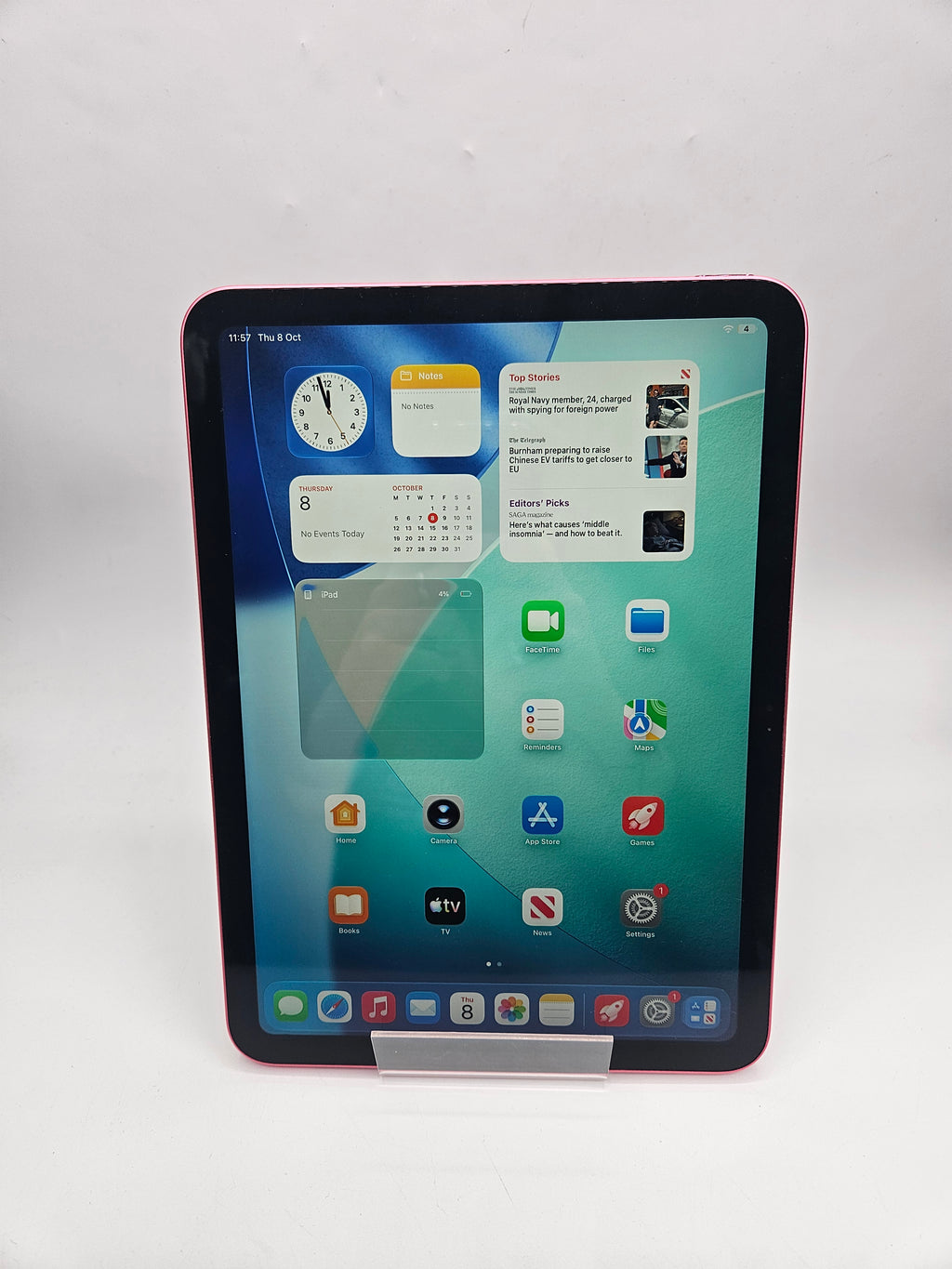 Apple iPad (10th gen) 64GB Pink, Grade B