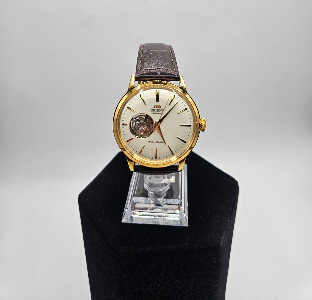 Orient open heart watch Brown, Grade B