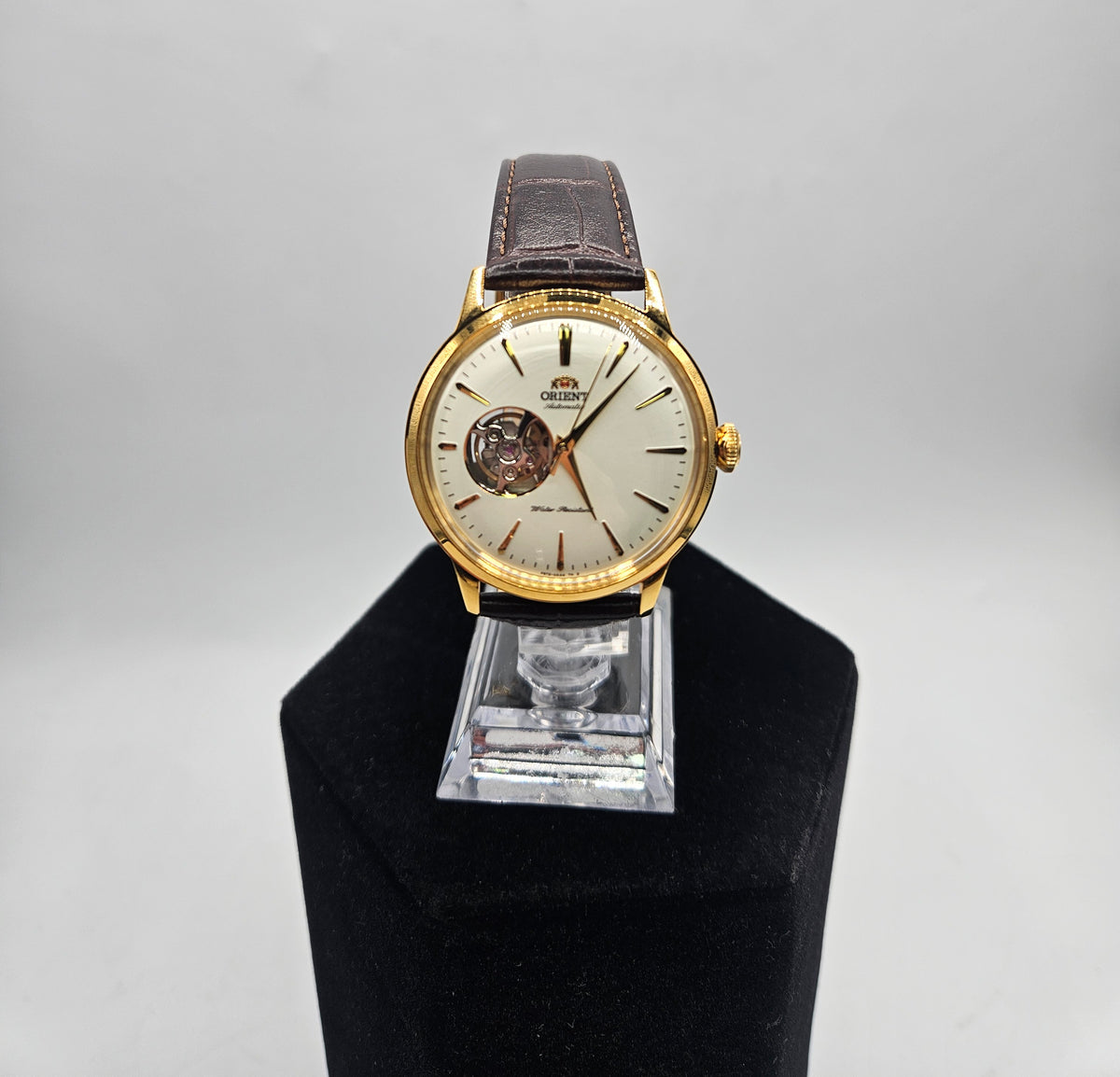 Orient open heart watch Brown, Grade B