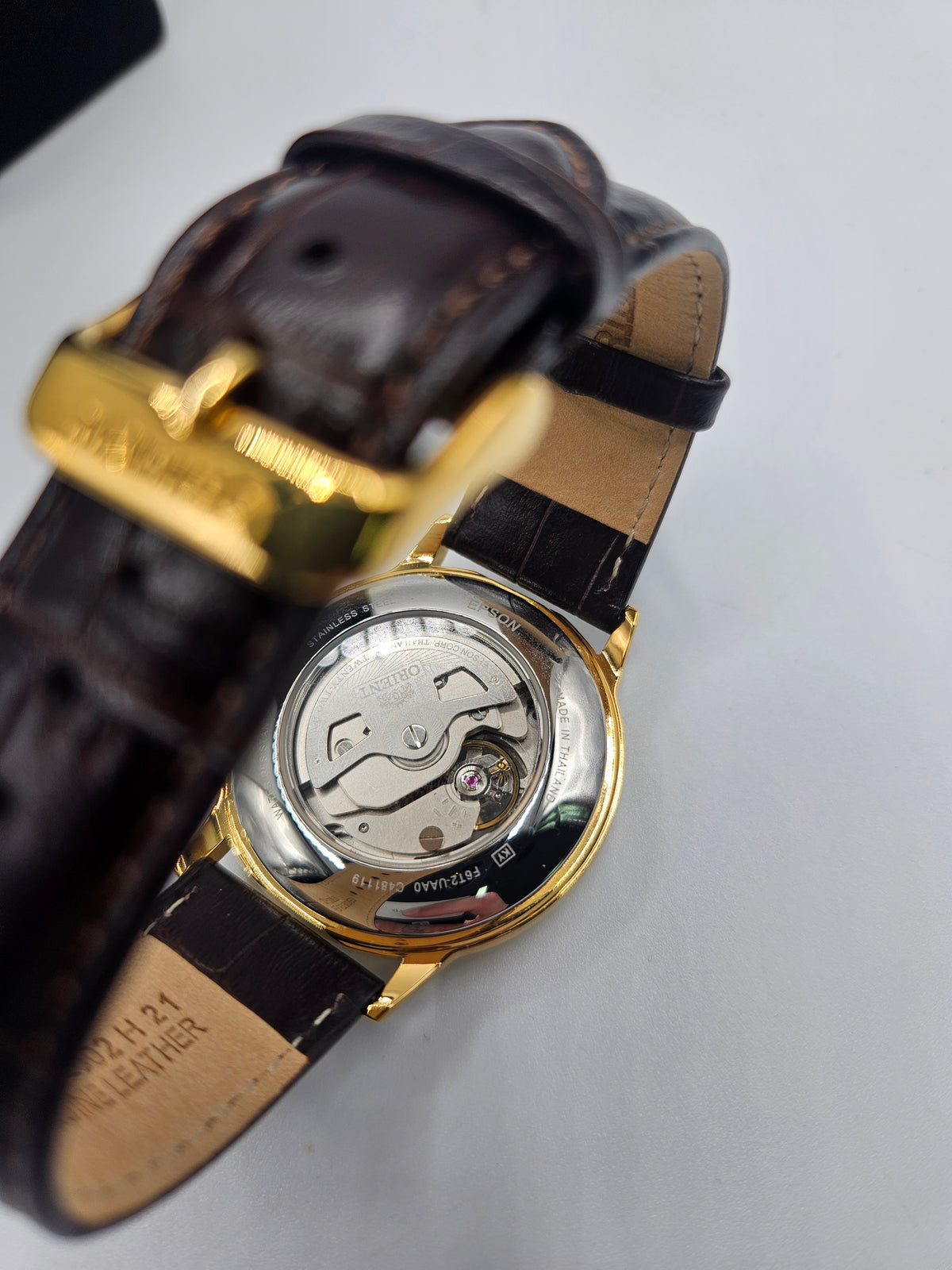 Orient open heart watch Brown, Grade B