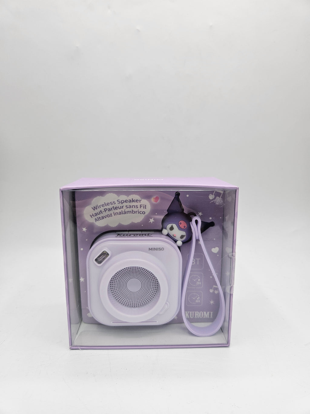 Miniso Wireless Speaker Purple. Grade A