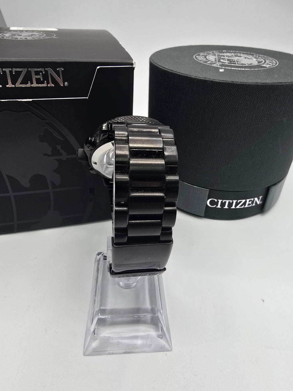 Citizen Eco Drive Nighthawk Chronograph Watch Black, Grade B