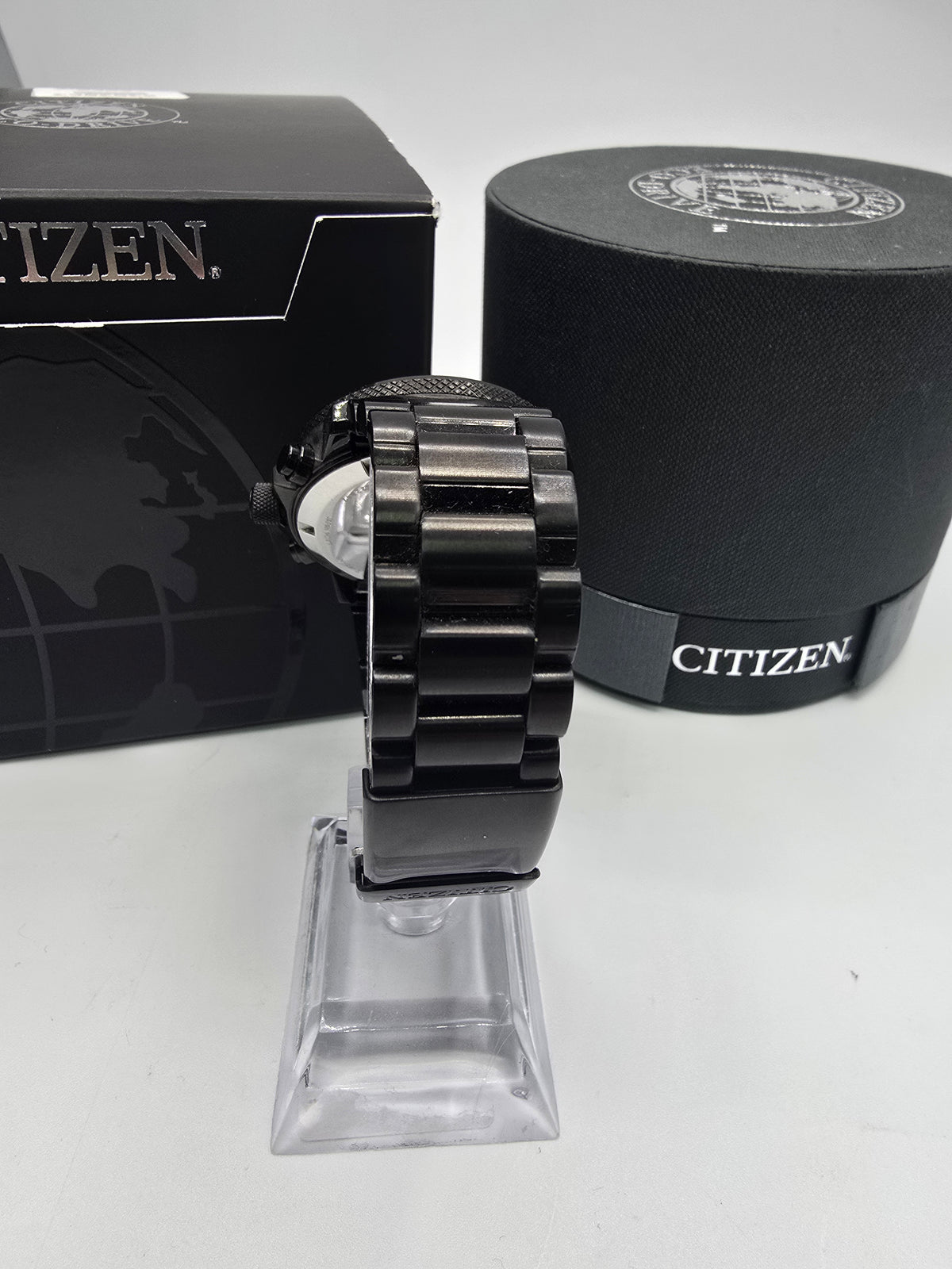 Citizen Eco Drive Nighthawk Chronograph Watch Black, Grade B