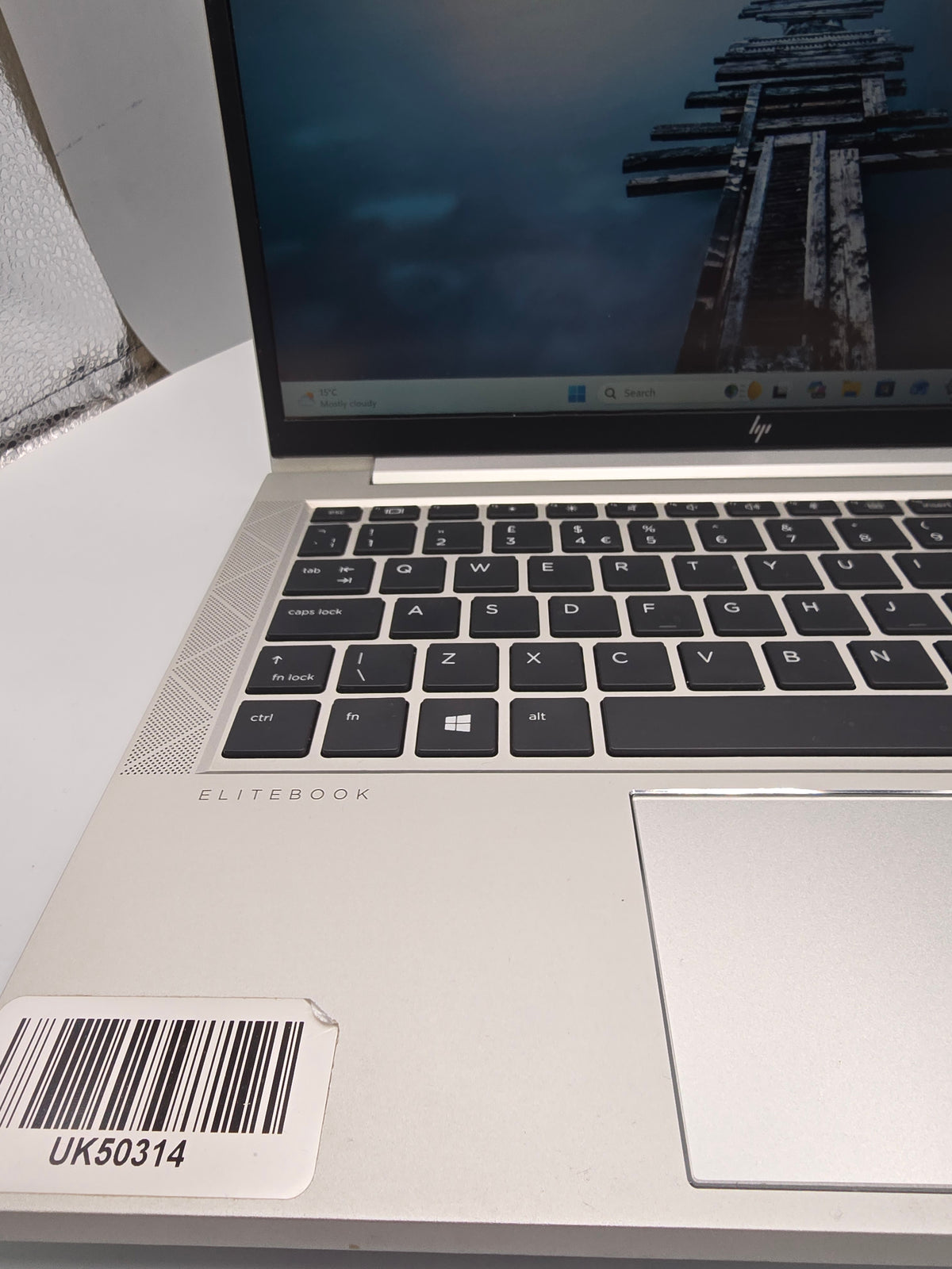 HP Elitebook  8GB Ram  536GB SSD Silver, Grade B