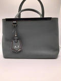 Fendi Petite 2 Jours Tote Bag, Green, Grade B