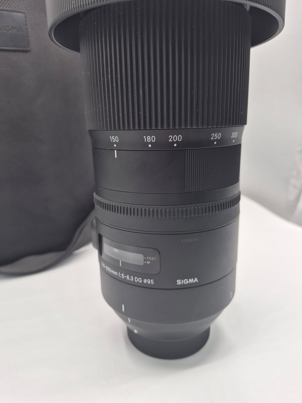 Sigma Contemporary 150-600mm f/5-6.3 Telephoto Zoom Lens Nikon F 95mm Black, Grade B