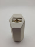 18ct, 2.2g,Size M, Red Stone Ring