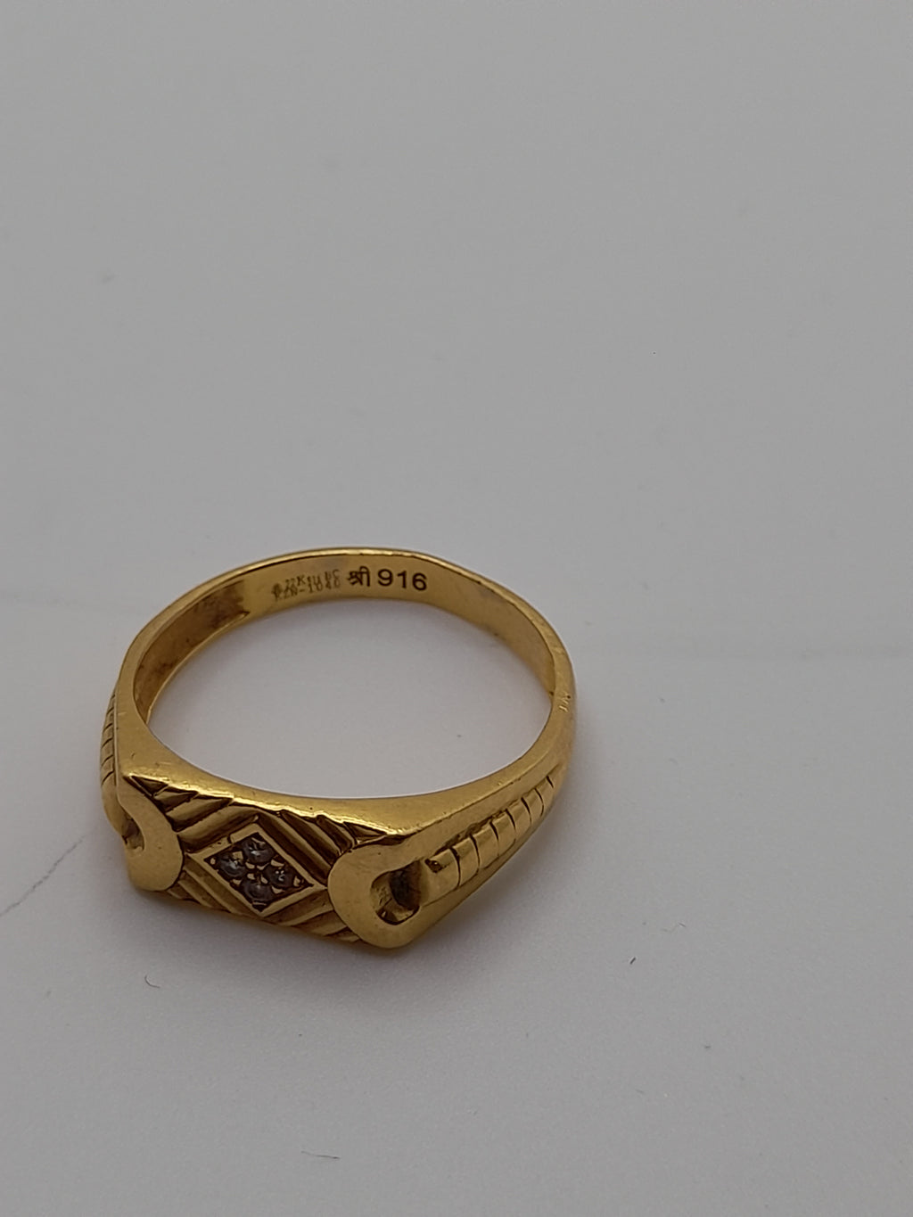 22ct,5g,Size V,Rectangle Signet Ring