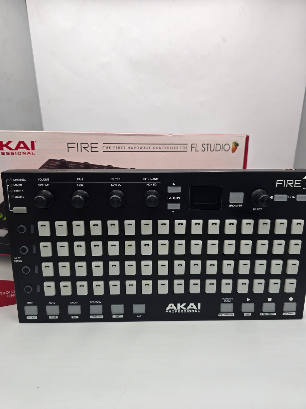 Akai Fire Hardware Controller for FL STUDIO Black, Grade B