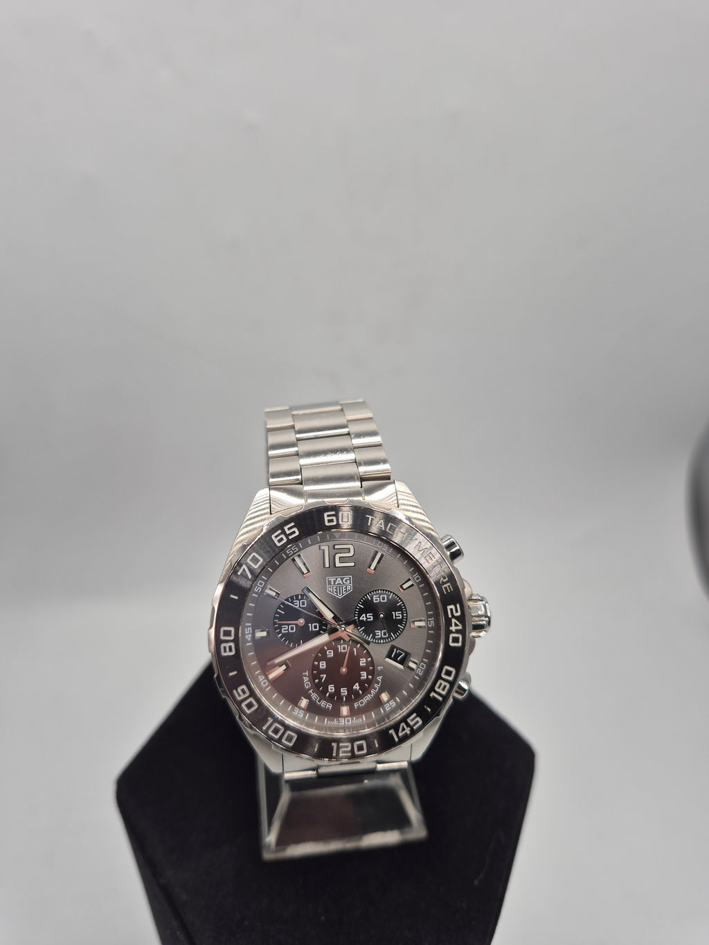 Tag Heuer Formula 1 Quartz Chronograph 43mm Mens Watch Silver, Grade - B