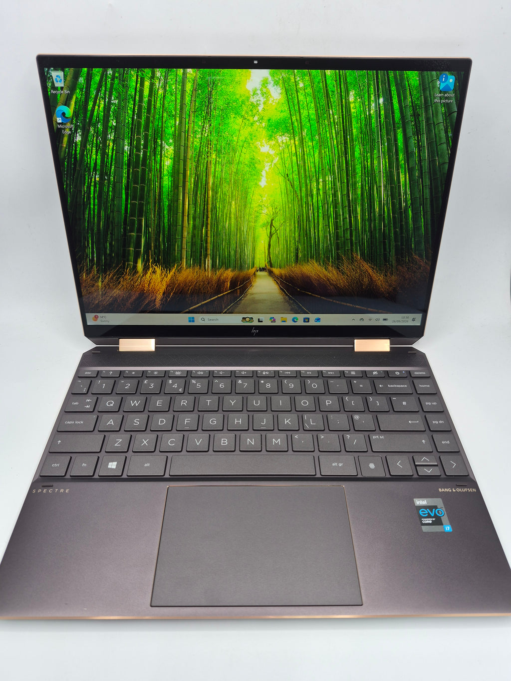 HP spectre x360 laptop 512GB Rose gold, Grade - B