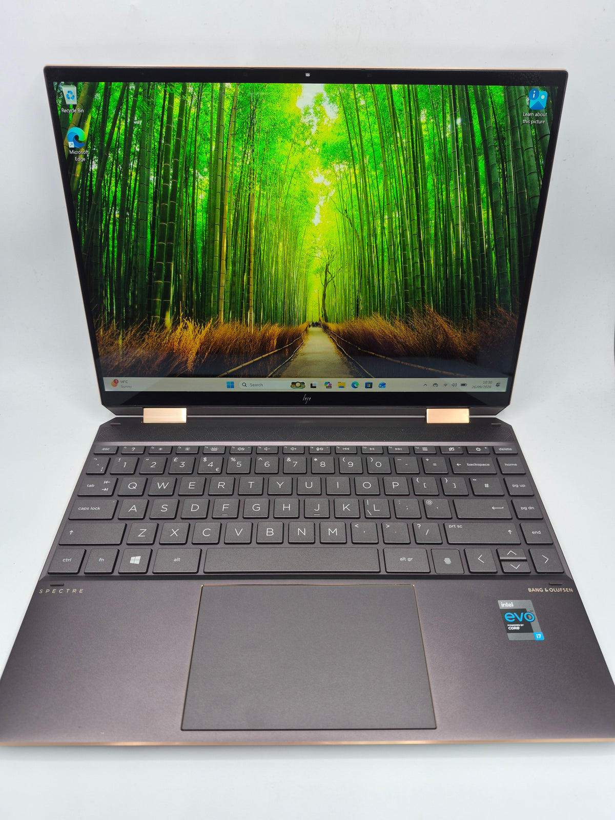 HP spectre x360 laptop 512GB Rose gold, Grade - B