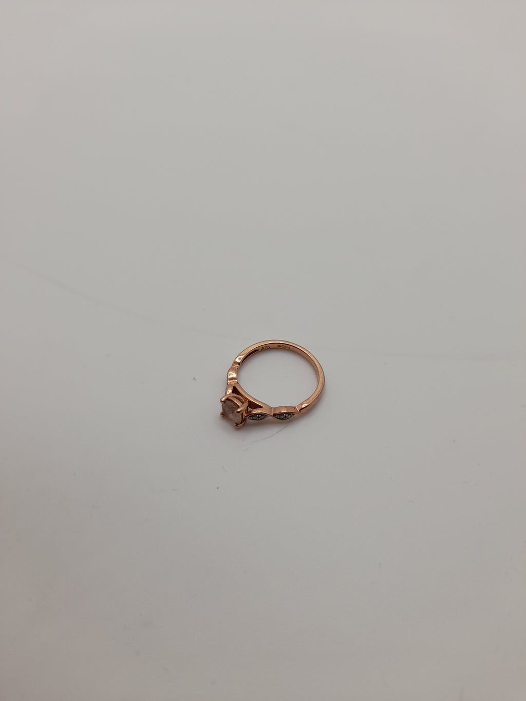 9ct,1.6g,Size I,Pink Stone Gold Ring