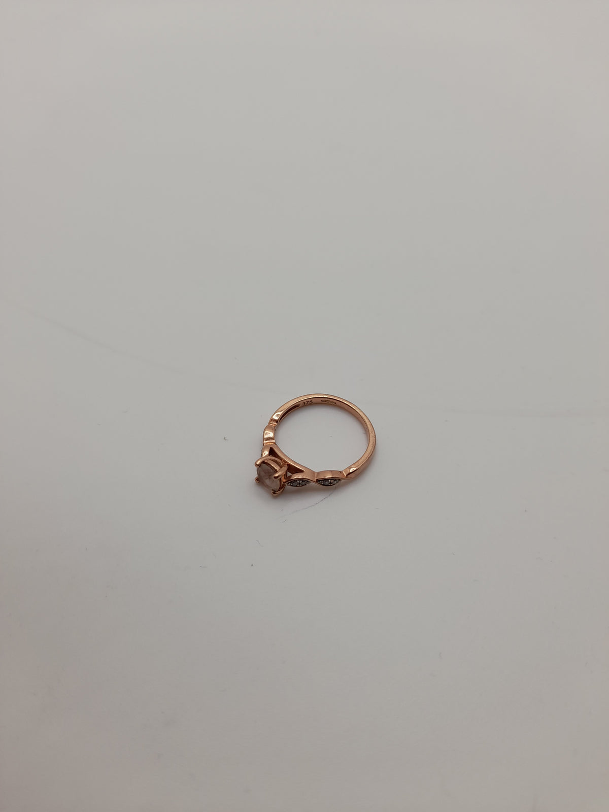 9ct,1.6g,Size I,Pink Stone Gold Ring