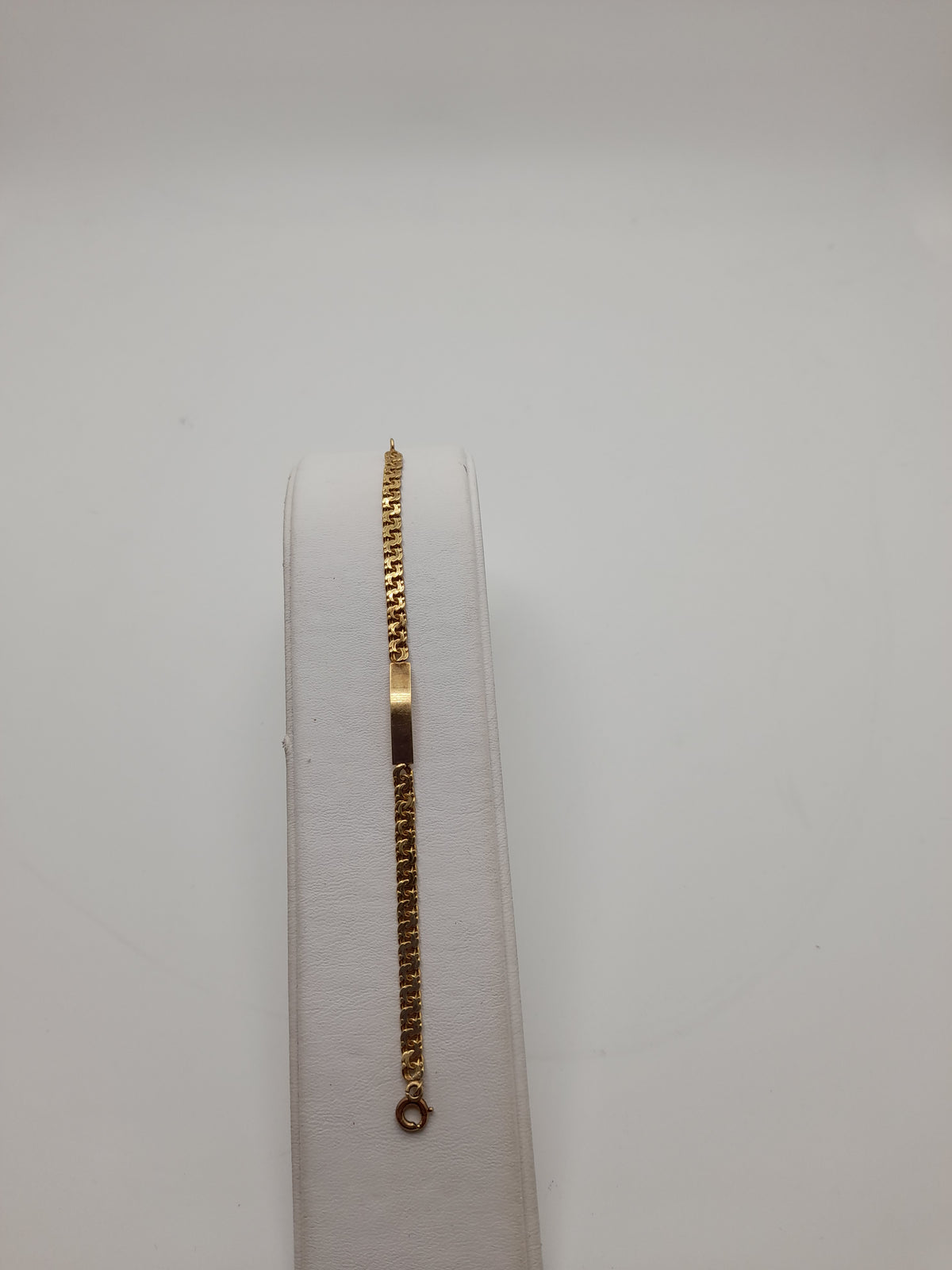18ct, 4.4g, Blank ID Braclet