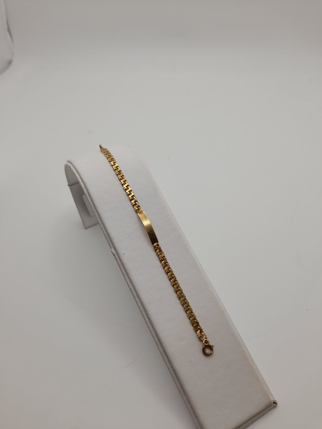 18ct, 4.4g, Blank ID Braclet