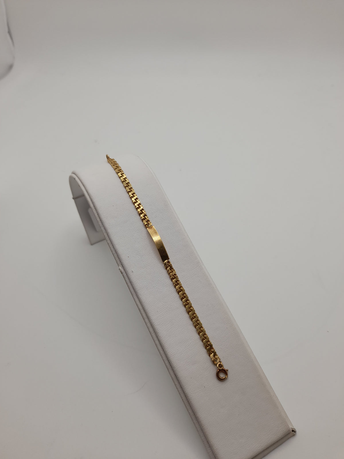 18ct, 4.4g, Blank ID Braclet