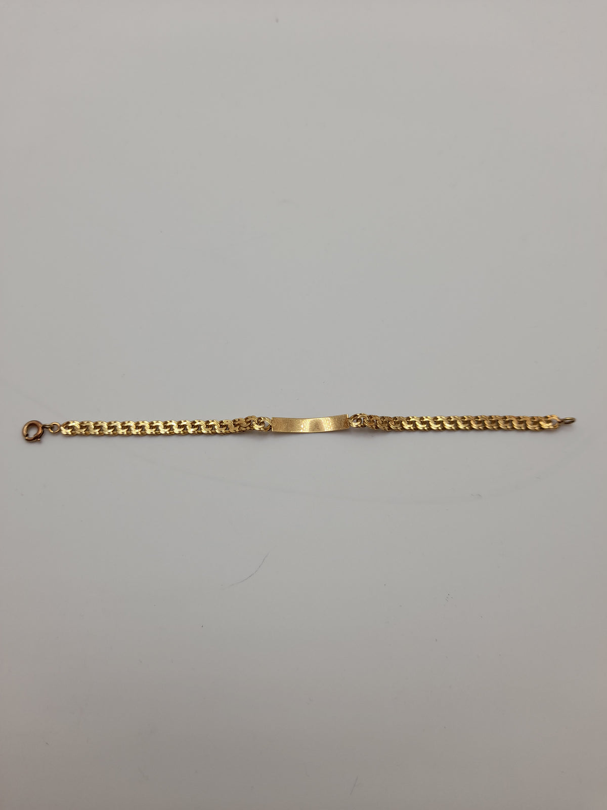 18ct, 4.4g, Blank ID Braclet
