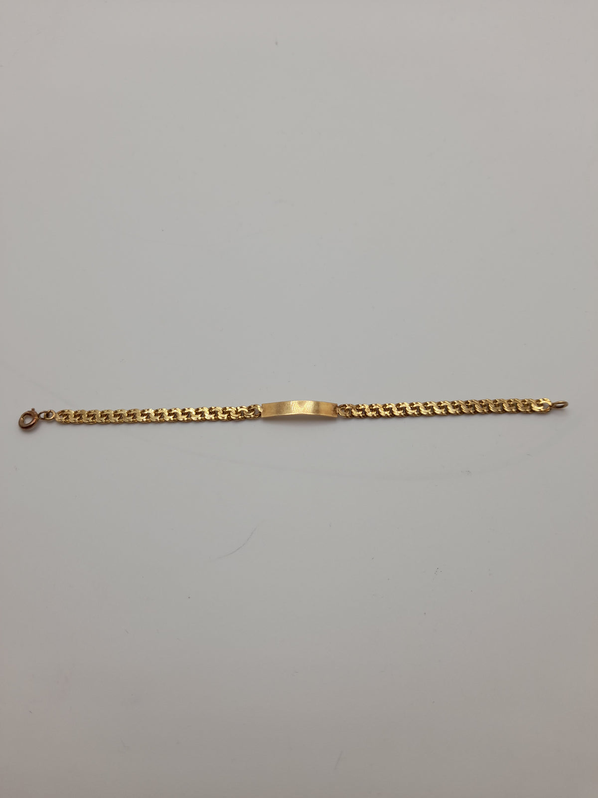 18ct, 4.4g, Blank ID Braclet