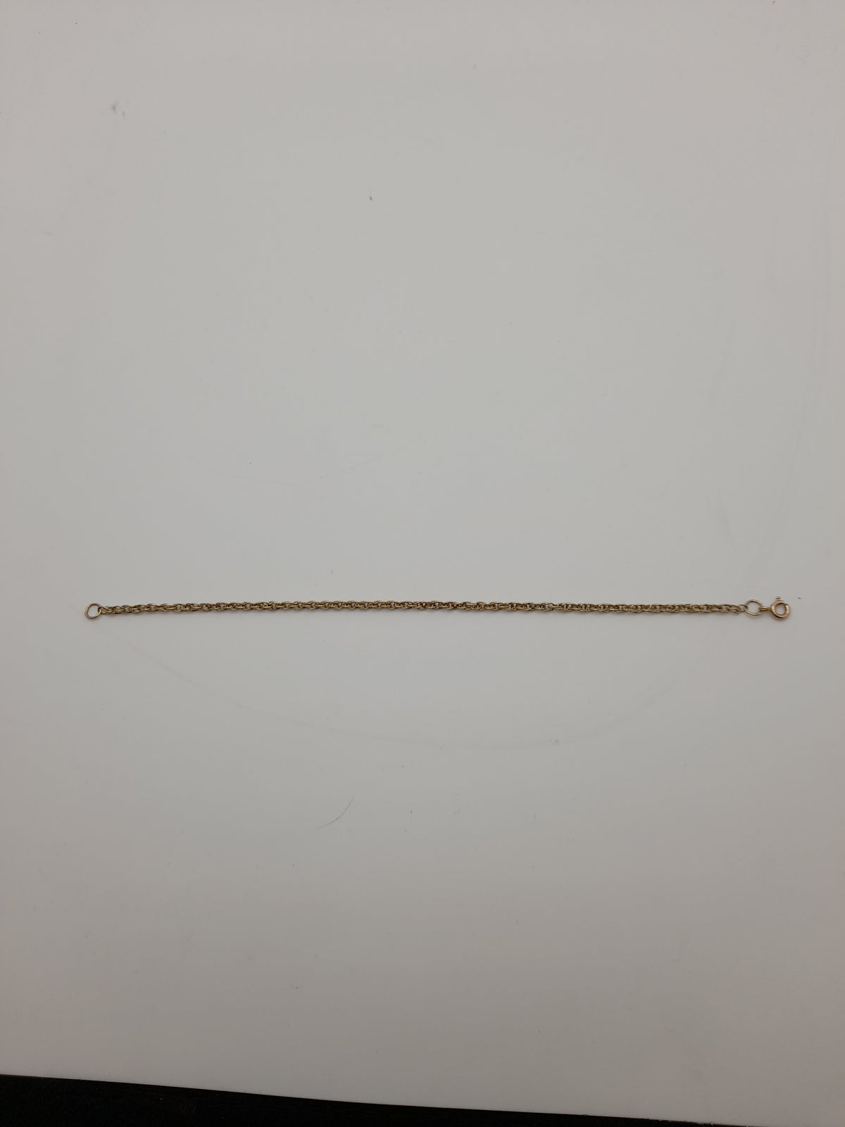 9ct,2.1g,'Rope' Bracelet