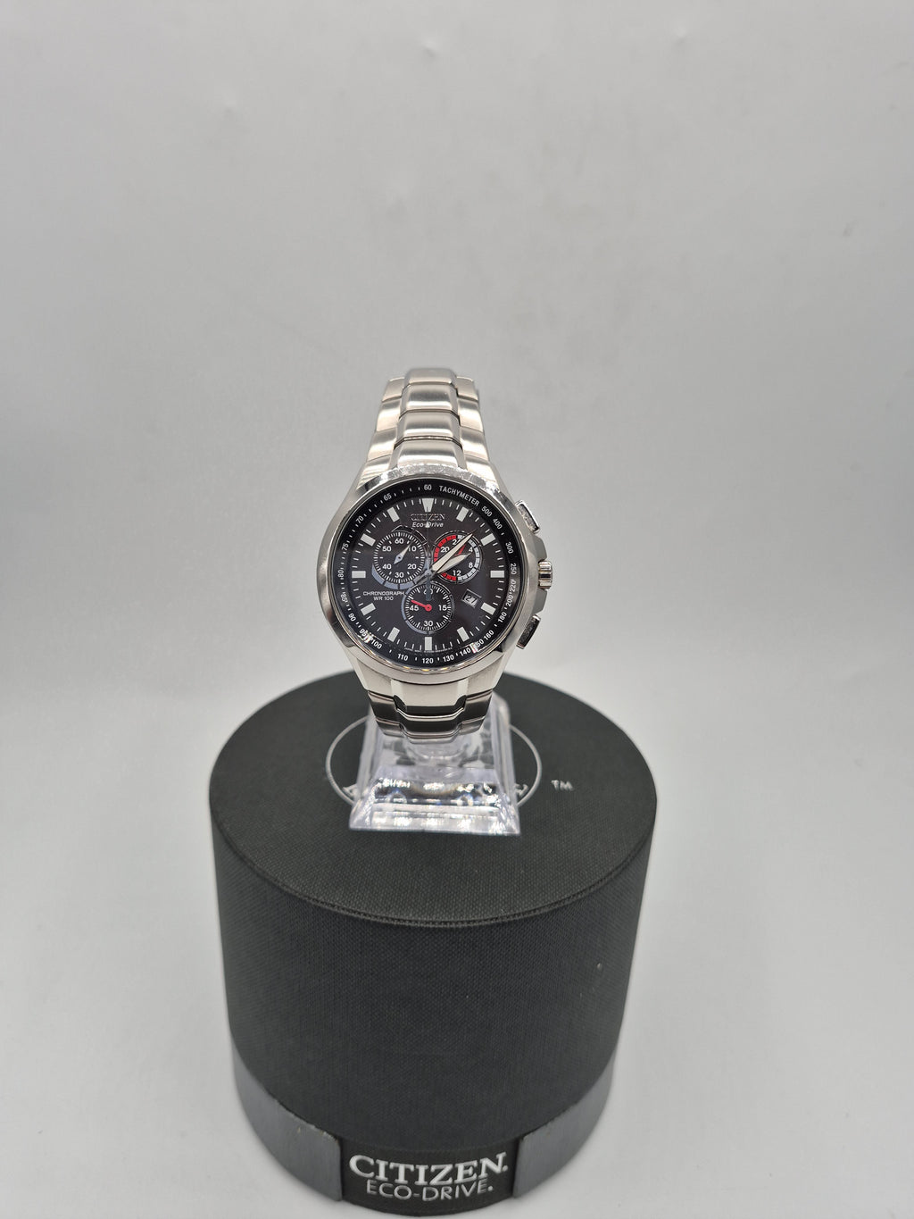 Citizen Eco-Drive Chronograph Watch Silver, Grade - B