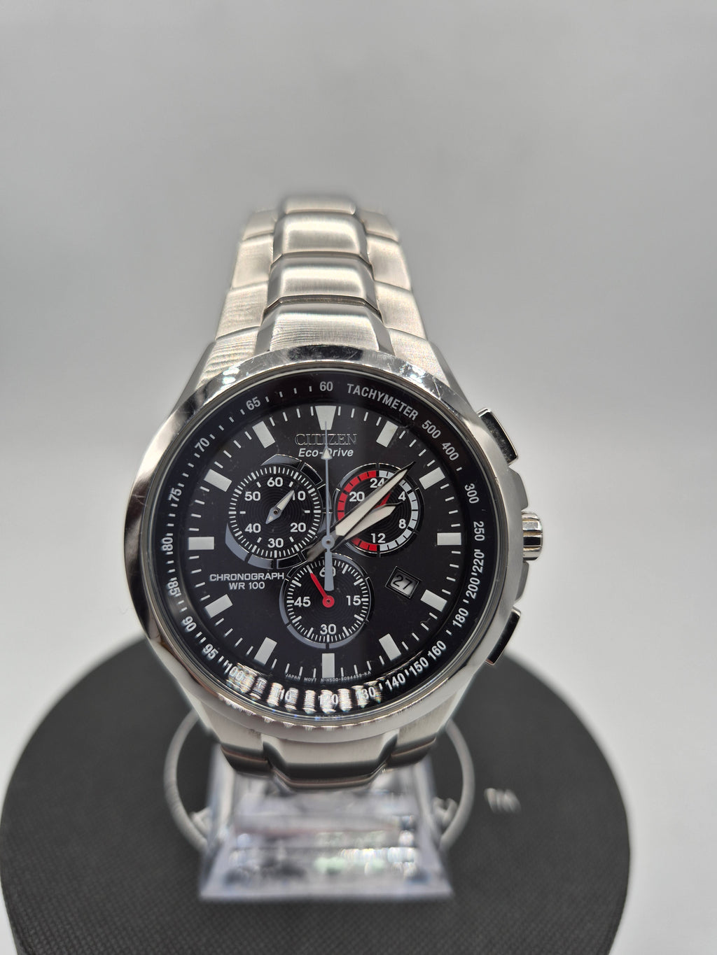 Citizen Eco-Drive Chronograph Watch Silver, Grade - B