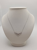 9ct,1.5g,White Gold Necklace