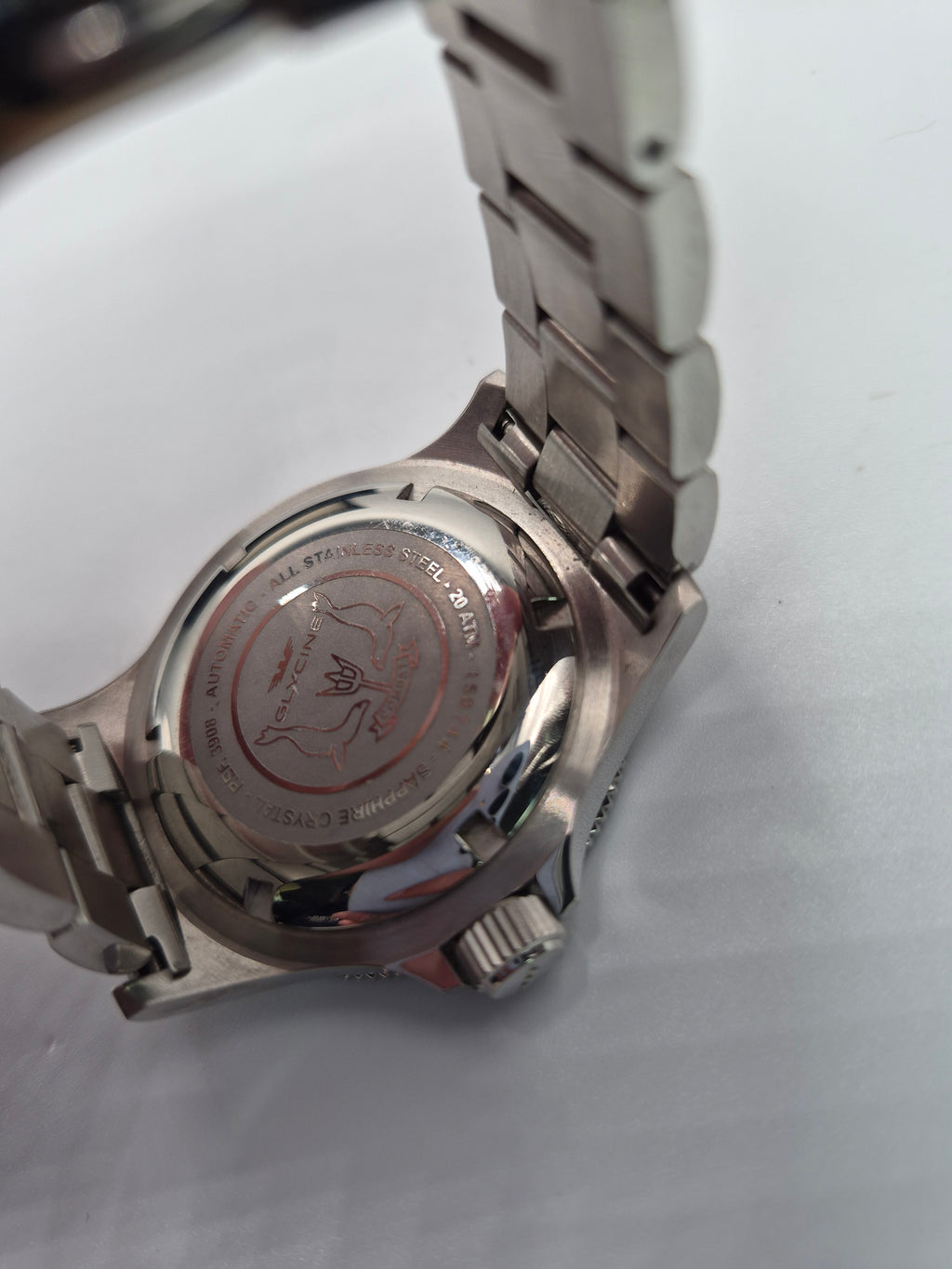 Glycine combat watch Silver, Grade - B