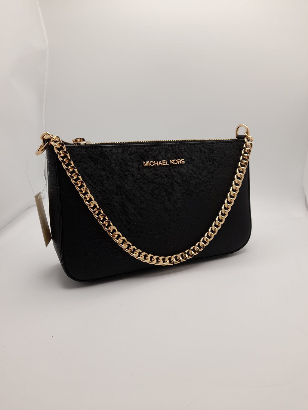 Michael Kors Jet Set, Medium Saffiano leather crossbody bag, Grade A