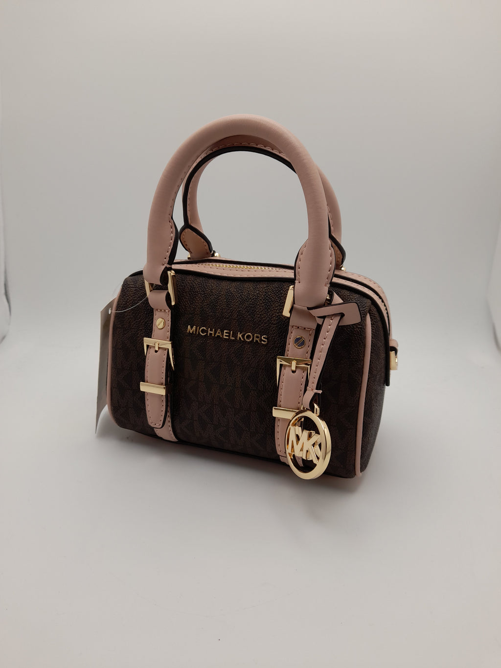 Michael Kors Bedford Legacy, Extra Small Logo Duffle Crossbody Bag, Grade A