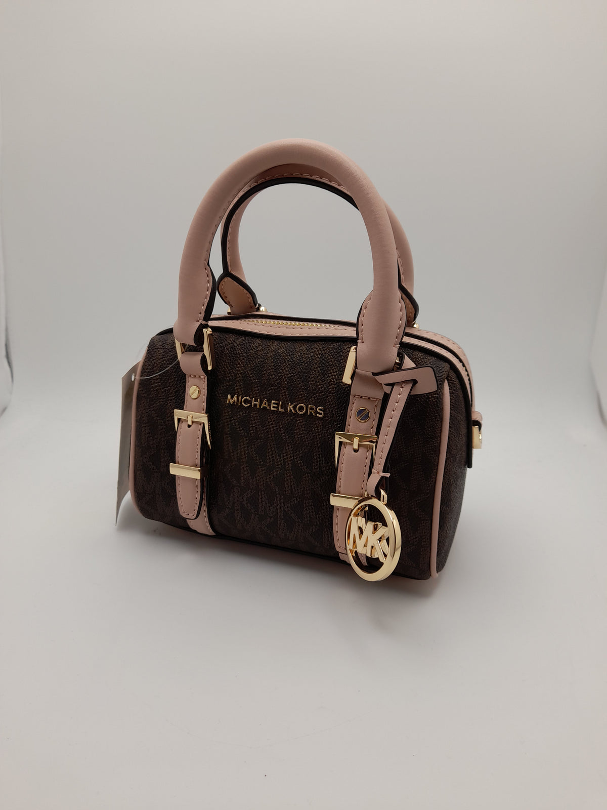 Michael Kors Bedford Legacy, Extra Small Logo Duffle Crossbody Bag, Grade A