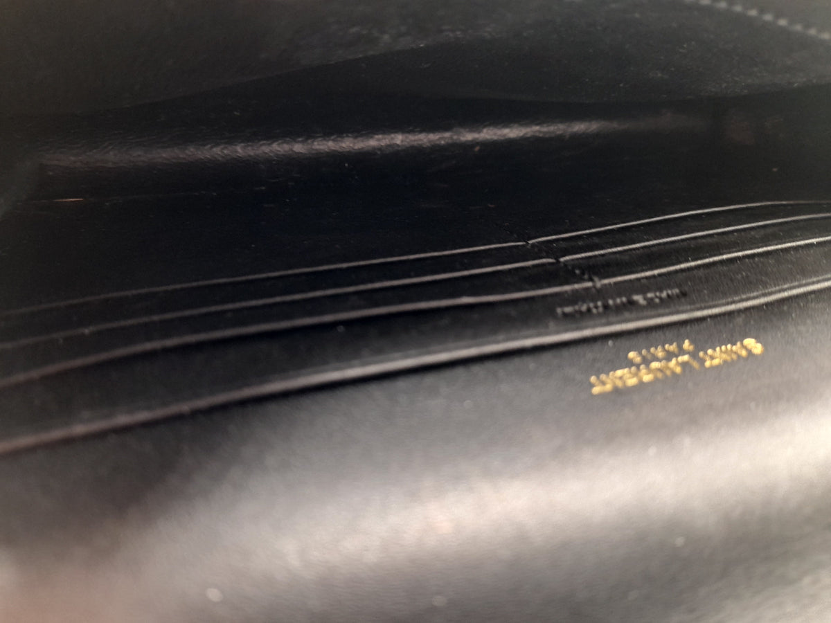 SAINT LAURENT Shoulder Bag Kate Tassel Chain Shoulder leather black Gold