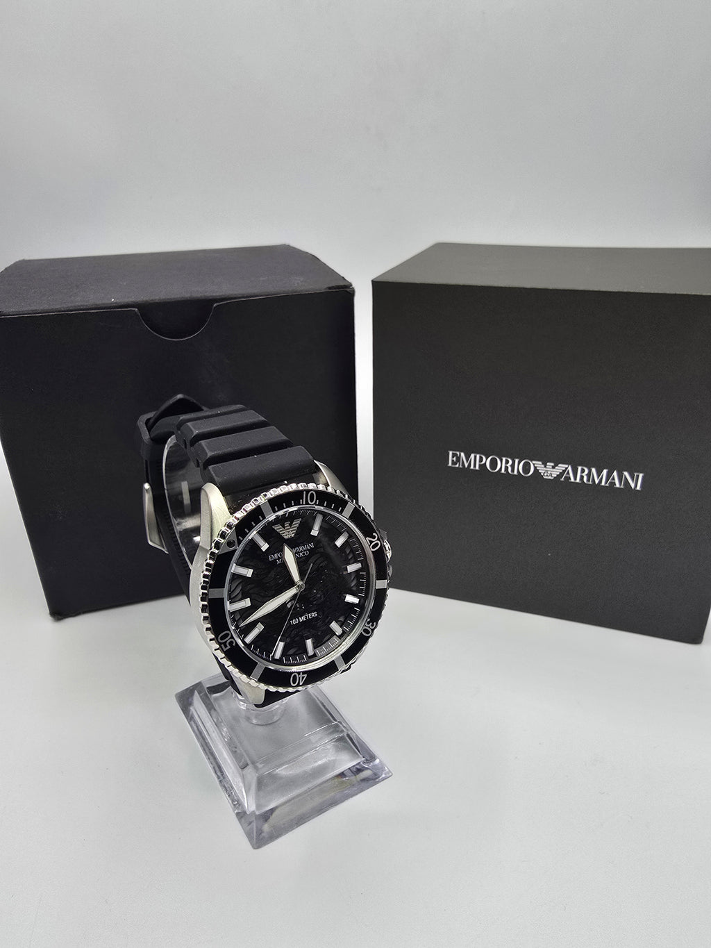 Armani Meccanico Automatic Watch Black, Grade A