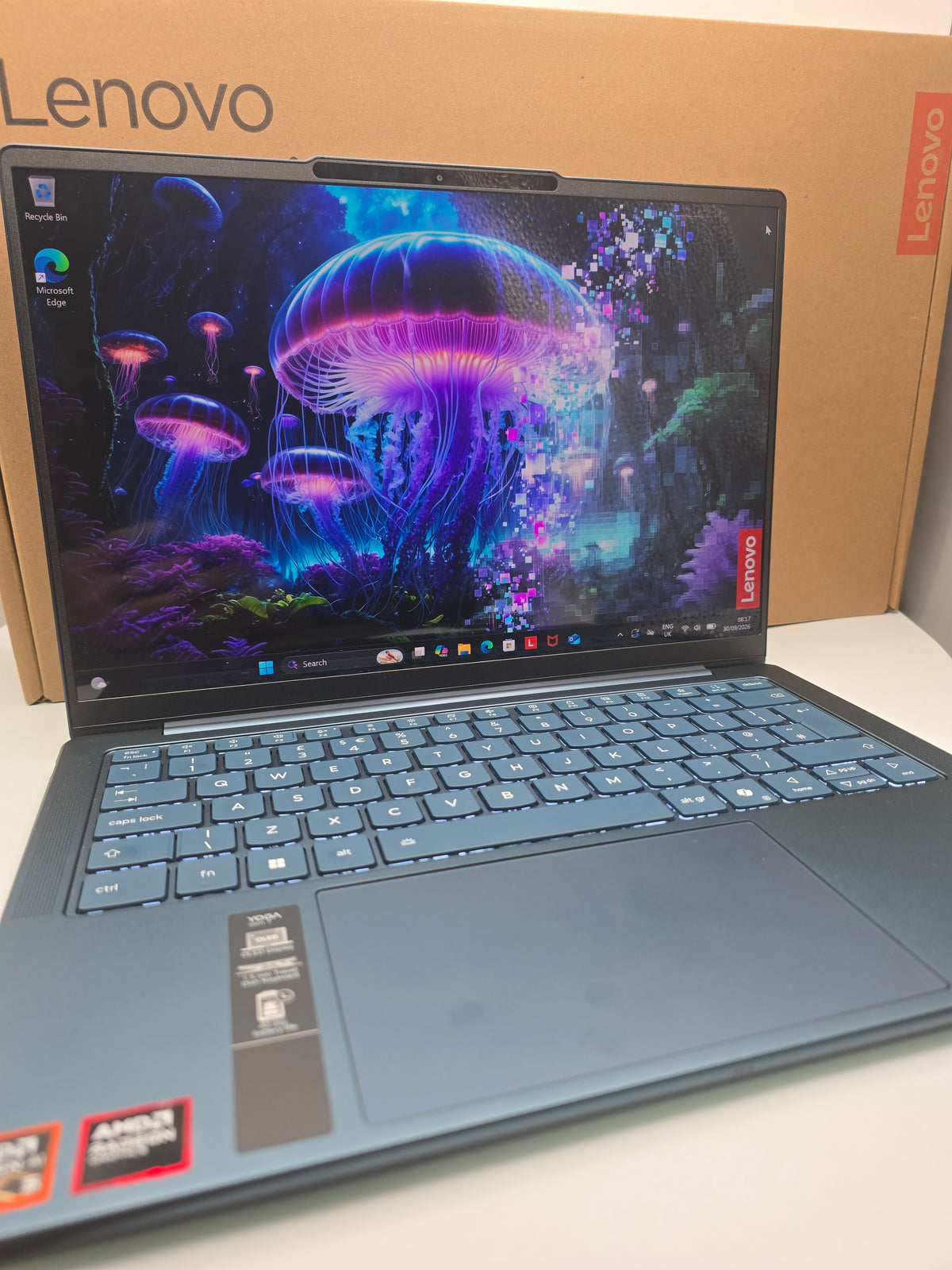 Lenovo Yoga Slim 7 16GB RAM Ryzen 5 Navy Blue, Grade A