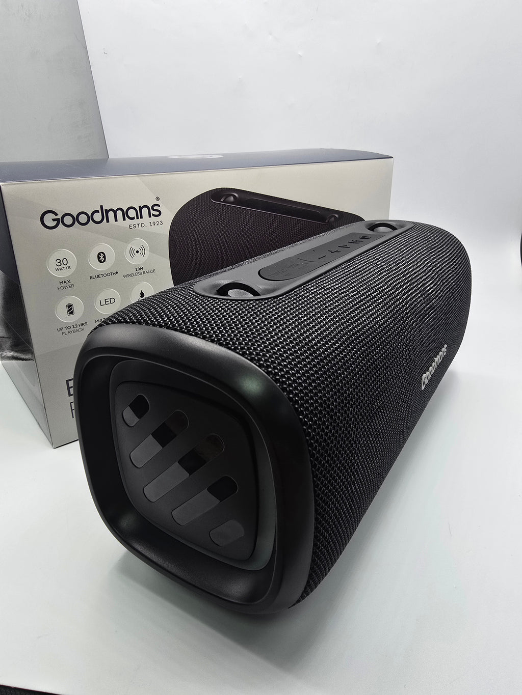 Goodmans Extra Bass Portable Speaker Black, Grade A