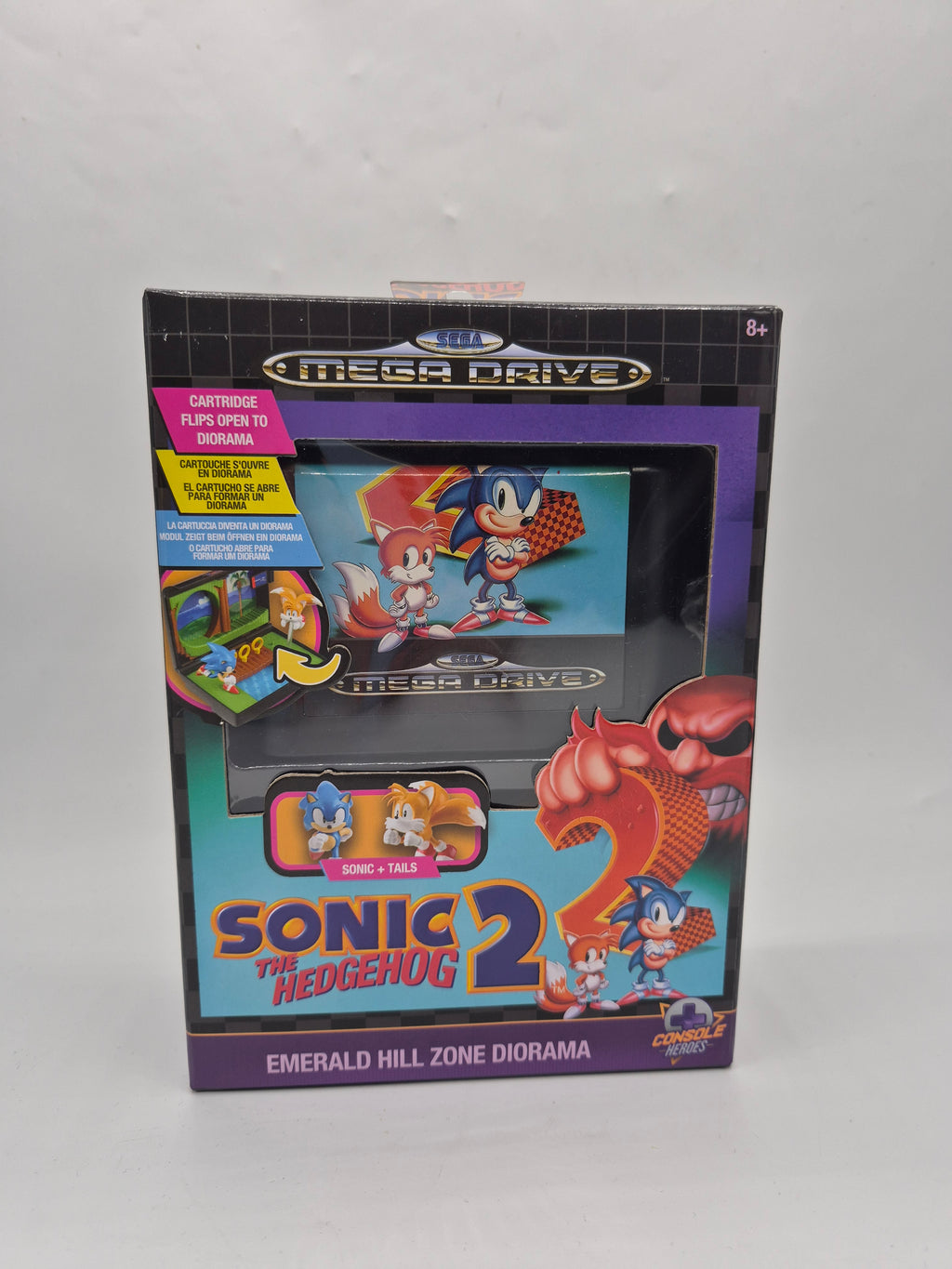 Sega mega drive super villain bundle with 4 dioramas Black, Grade - B