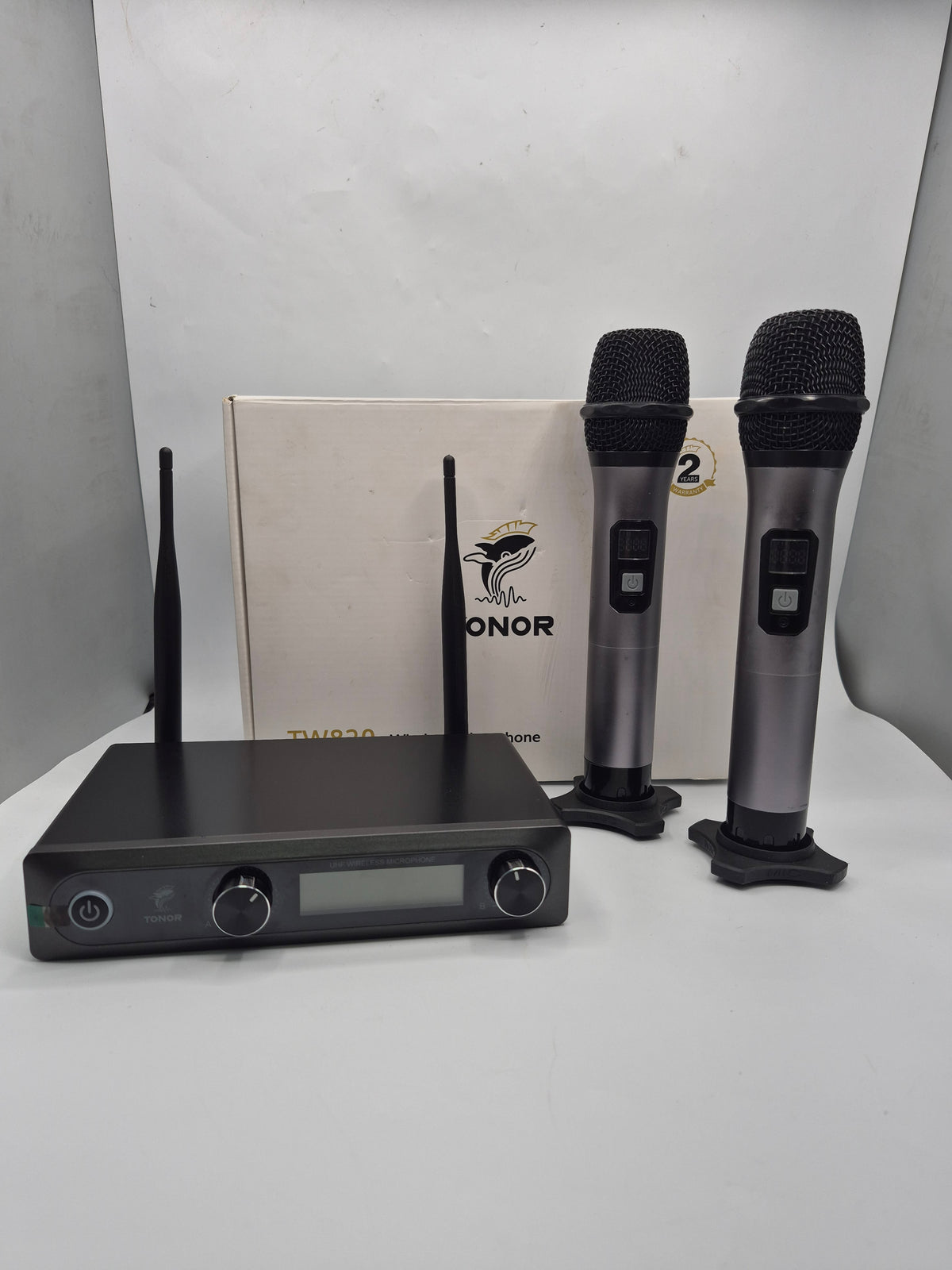 Tonor tw820 wireless mics Black, Grade - B