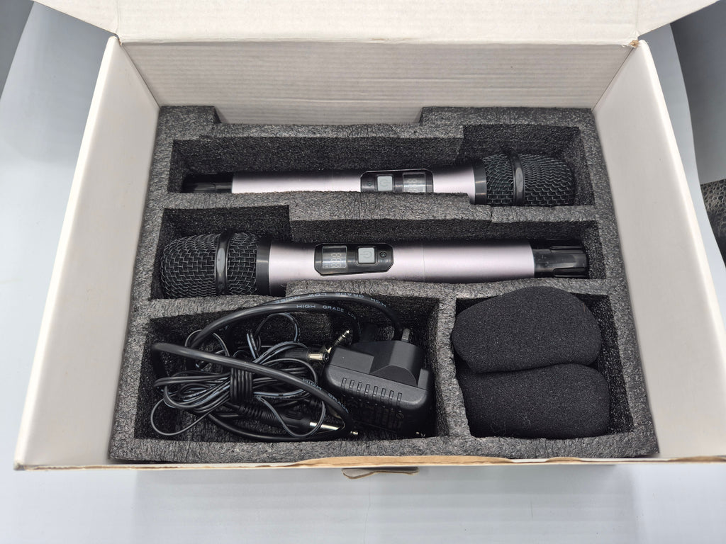Tonor tw820 wireless mics Black, Grade - B