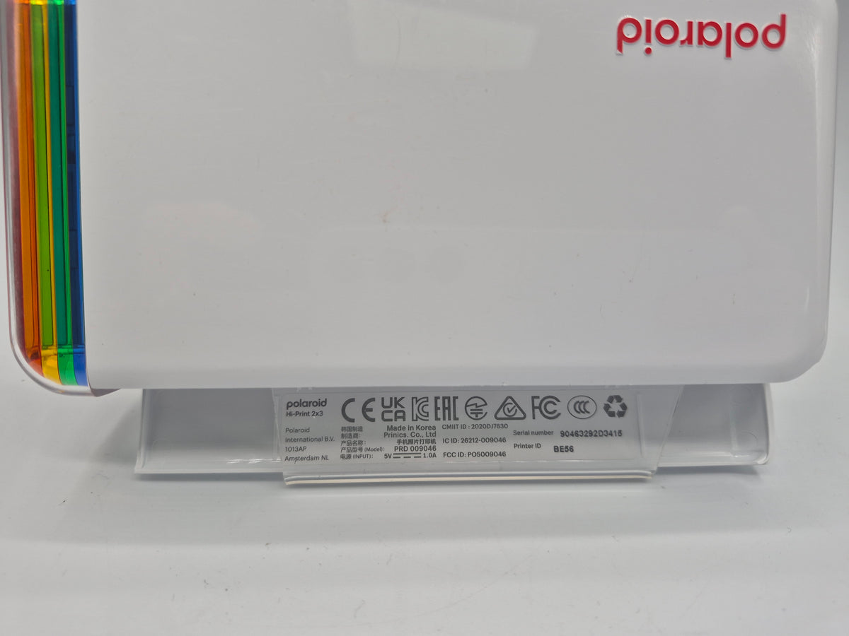 Polaroid mini printer White, Grade - B