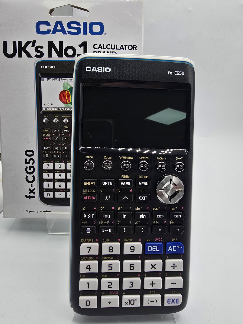 Casio fx-CG50 colour graphic calculator, Grade A